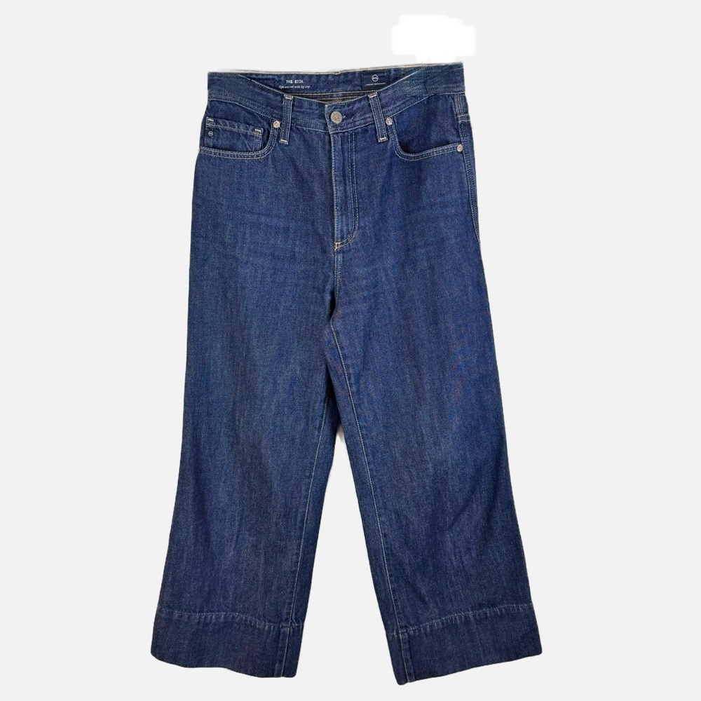 Adriano Goldschmied AG | The Etta High Waisted Wide Leg Crop Jean, 28
